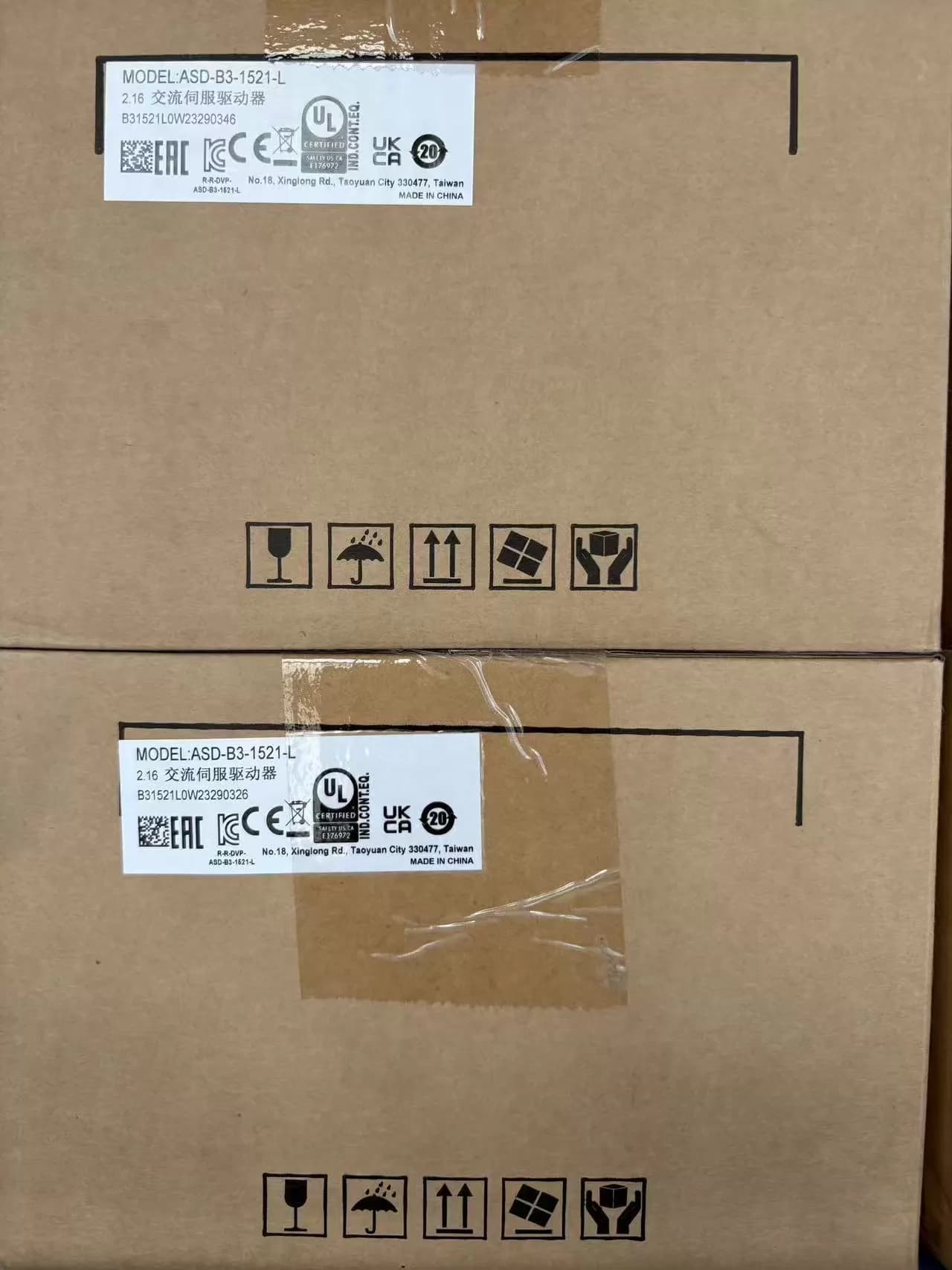 100% brand new original and genuine Delta ASD-B3-1521-L/1.5KW Frequency converters Drive Servo Motor