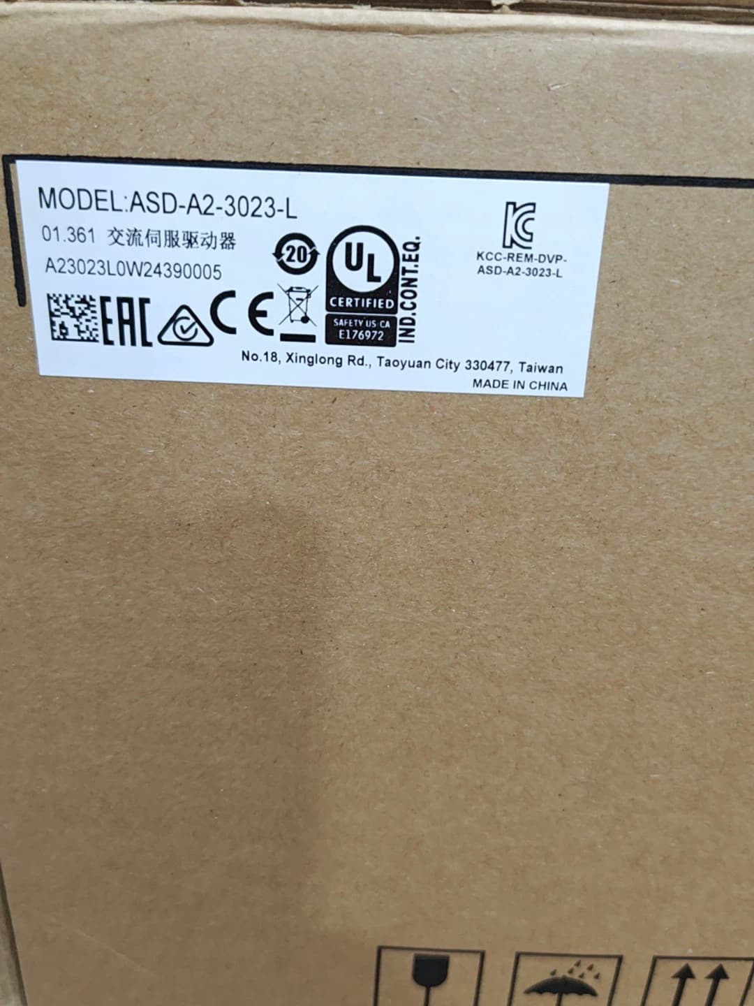 100% brand new original and genuine Delta ASD-B3-3023-L Frequency converters Drive Servo Motor