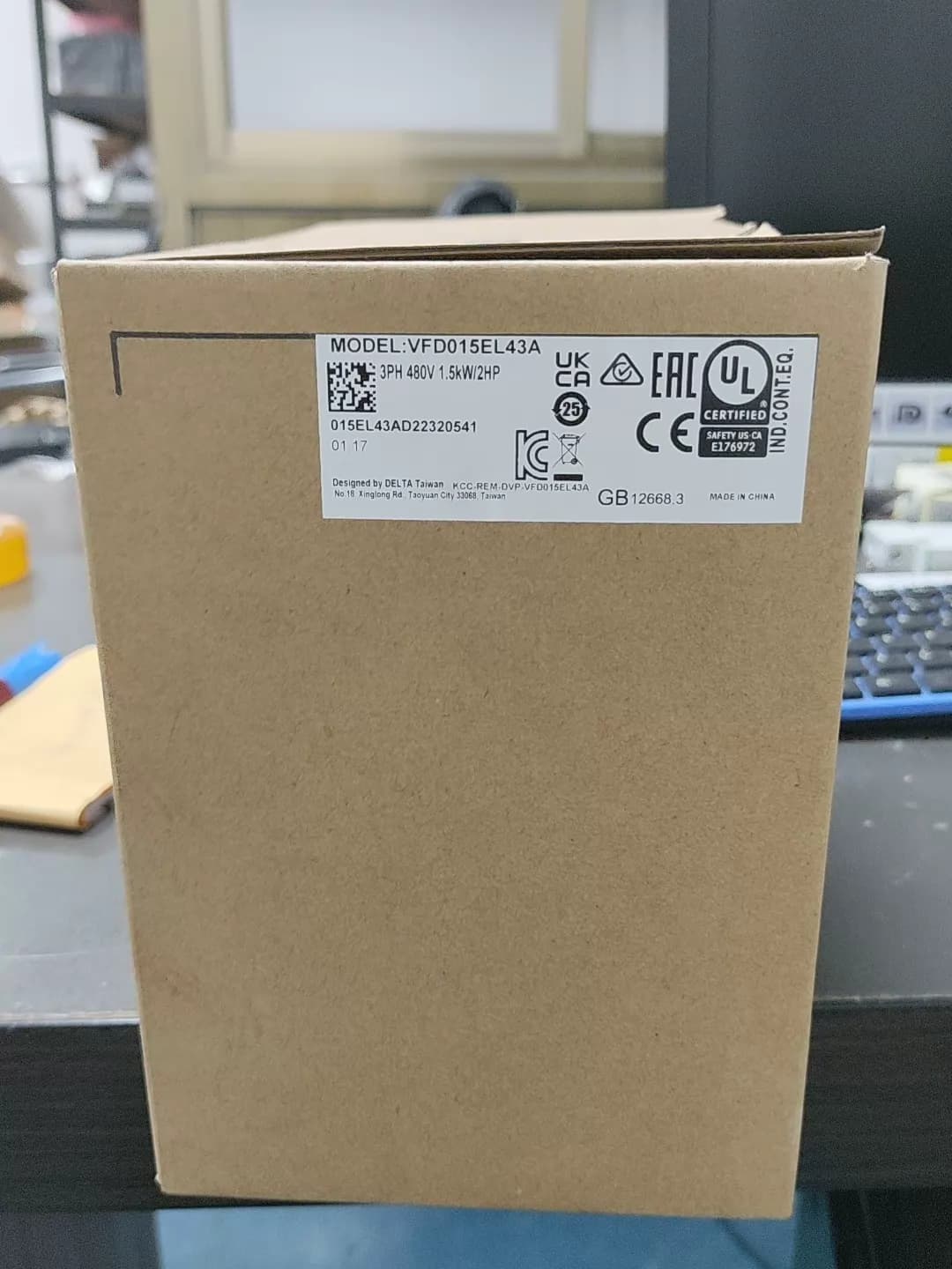 100% brand new original and genuine Delta VFD015EL43A Frequency converters Drive Servo Motor