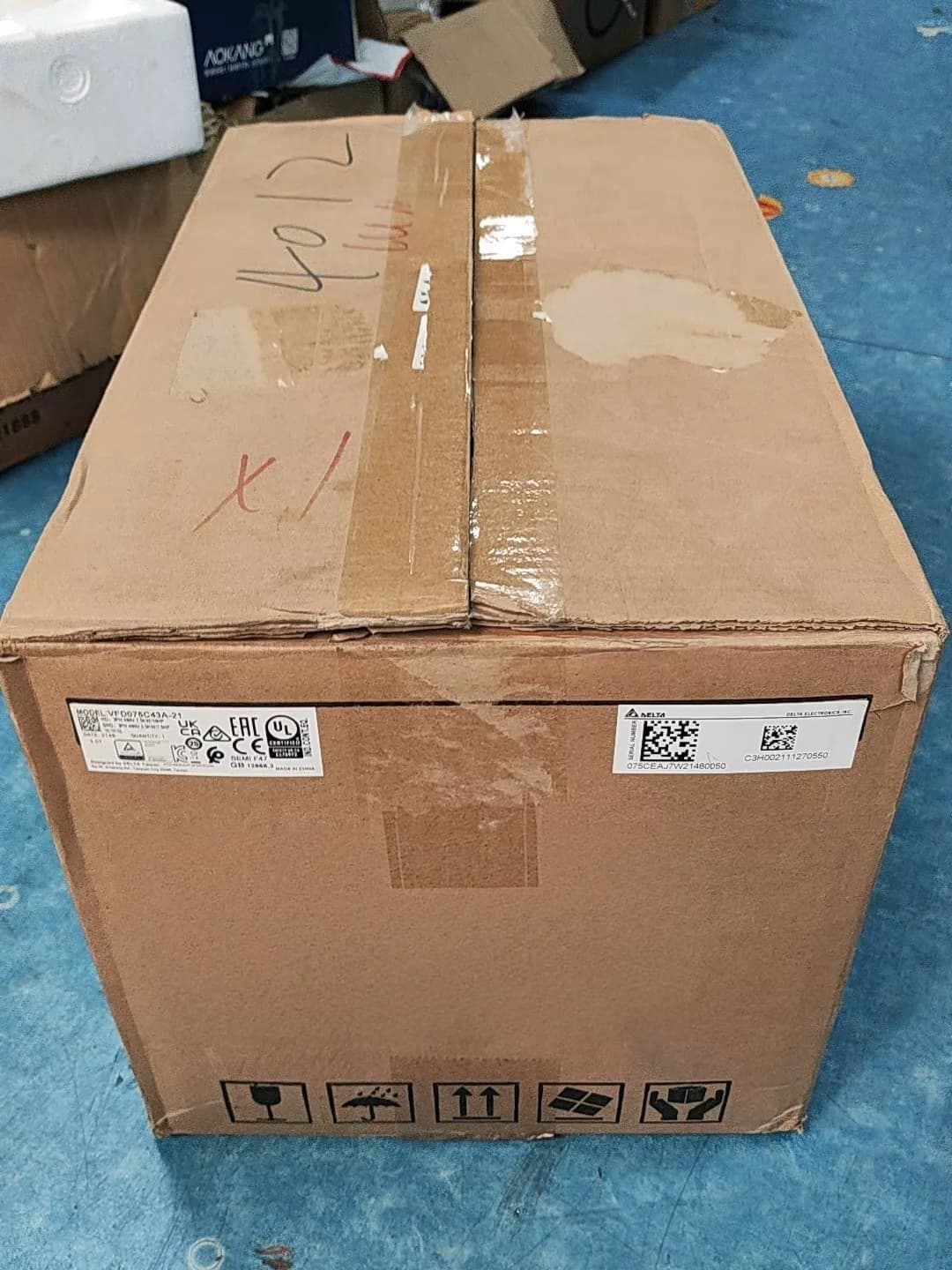 100% brand new original and genuine Delta VFD075C43A-21  Frequency converters Drive Servo Motor
