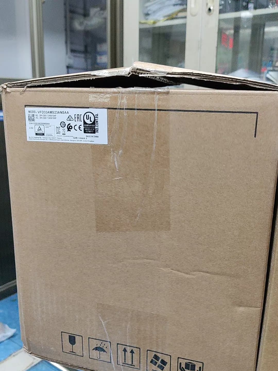 100% brand new original and genuine Delta VFD33AMS23ANSAA 7.5KW three-phase 220V Frequency converters Drive Servo Motor