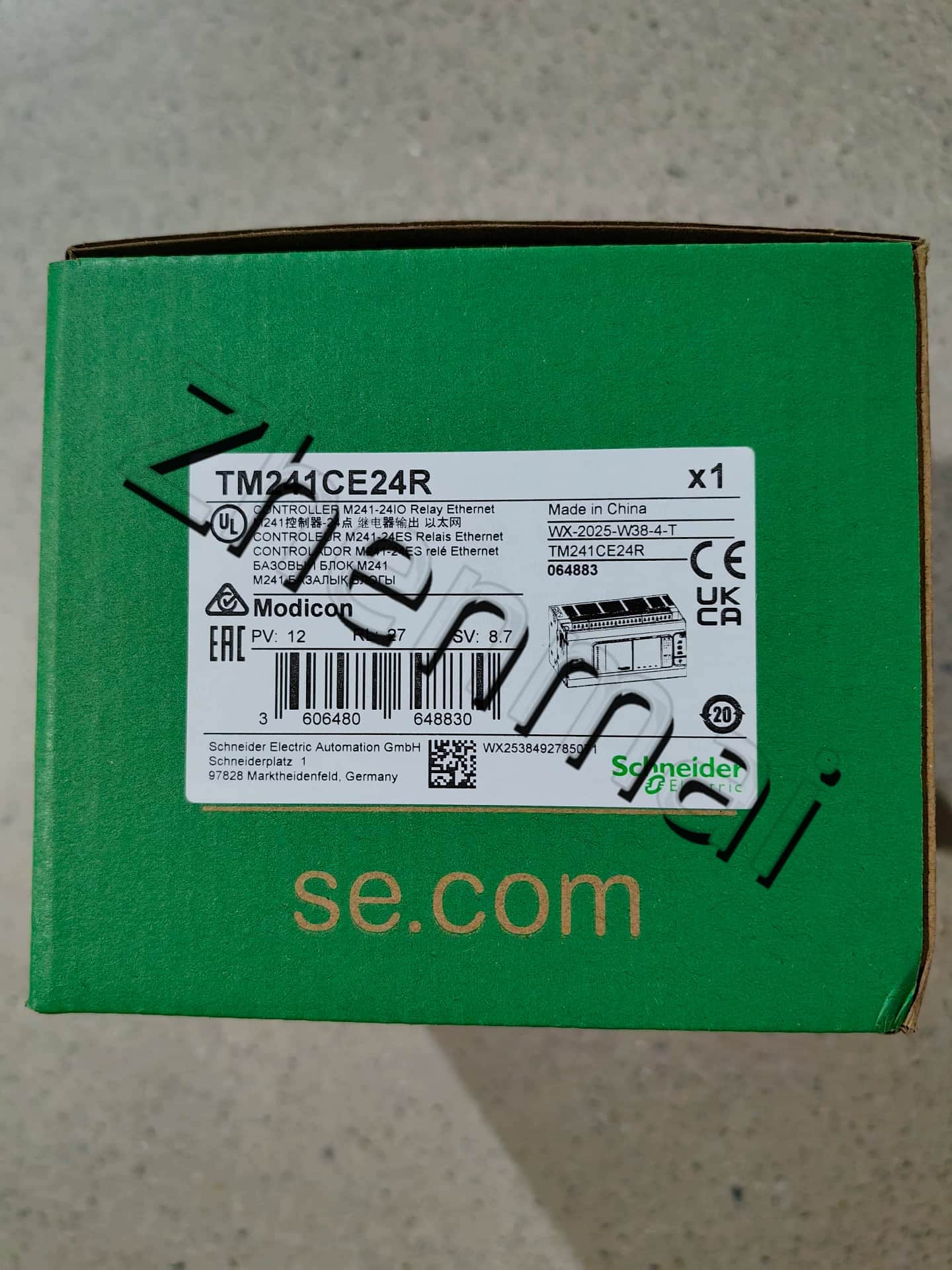 100% brand new, original and genuine Schneider TM241CE24R Frequency converters, circuit breakers, contactors, protective devices