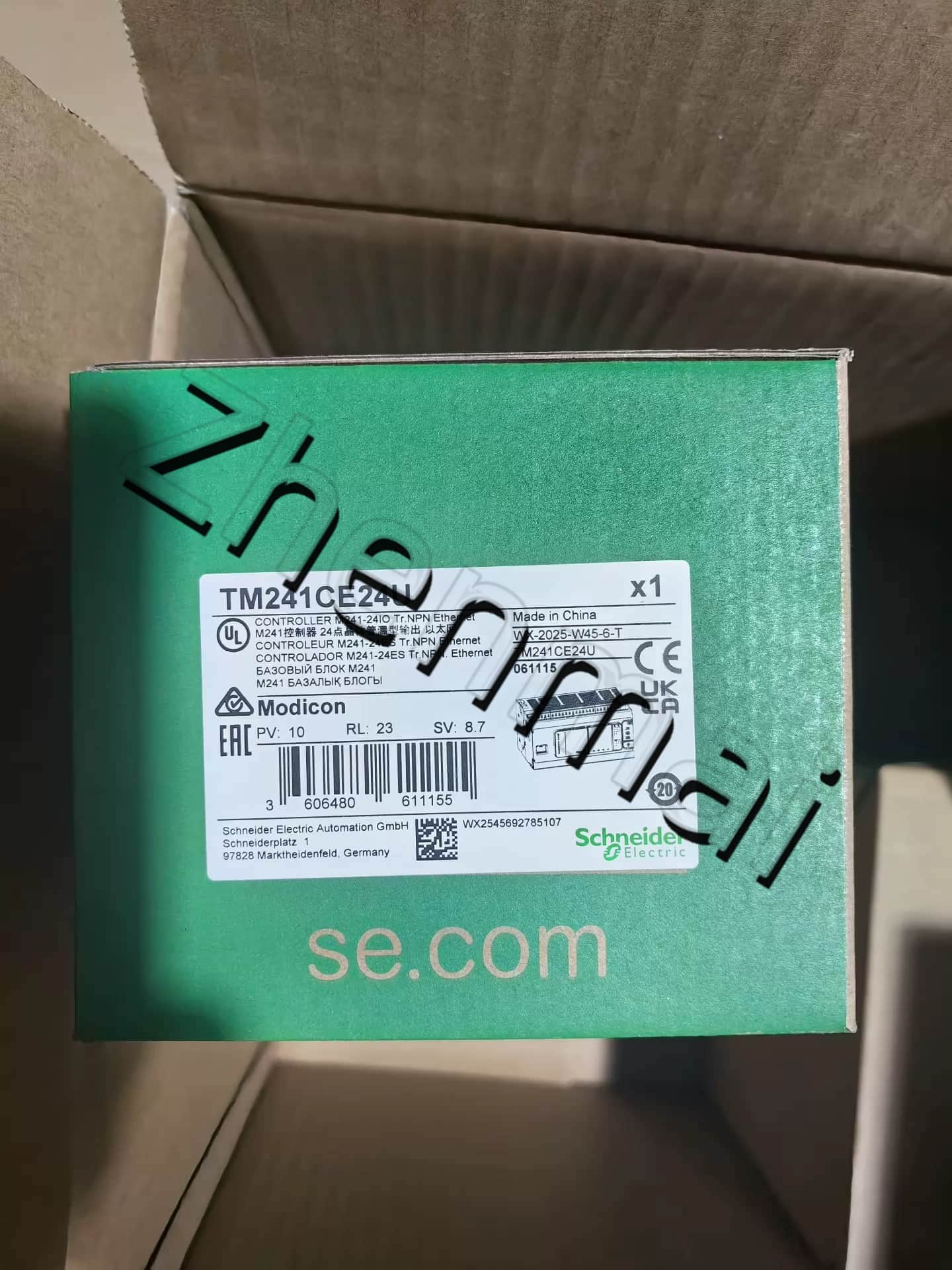 100% brand new, original and genuine Schneider TM241CE24U Frequency converters, circuit breakers, contactors, protective devices