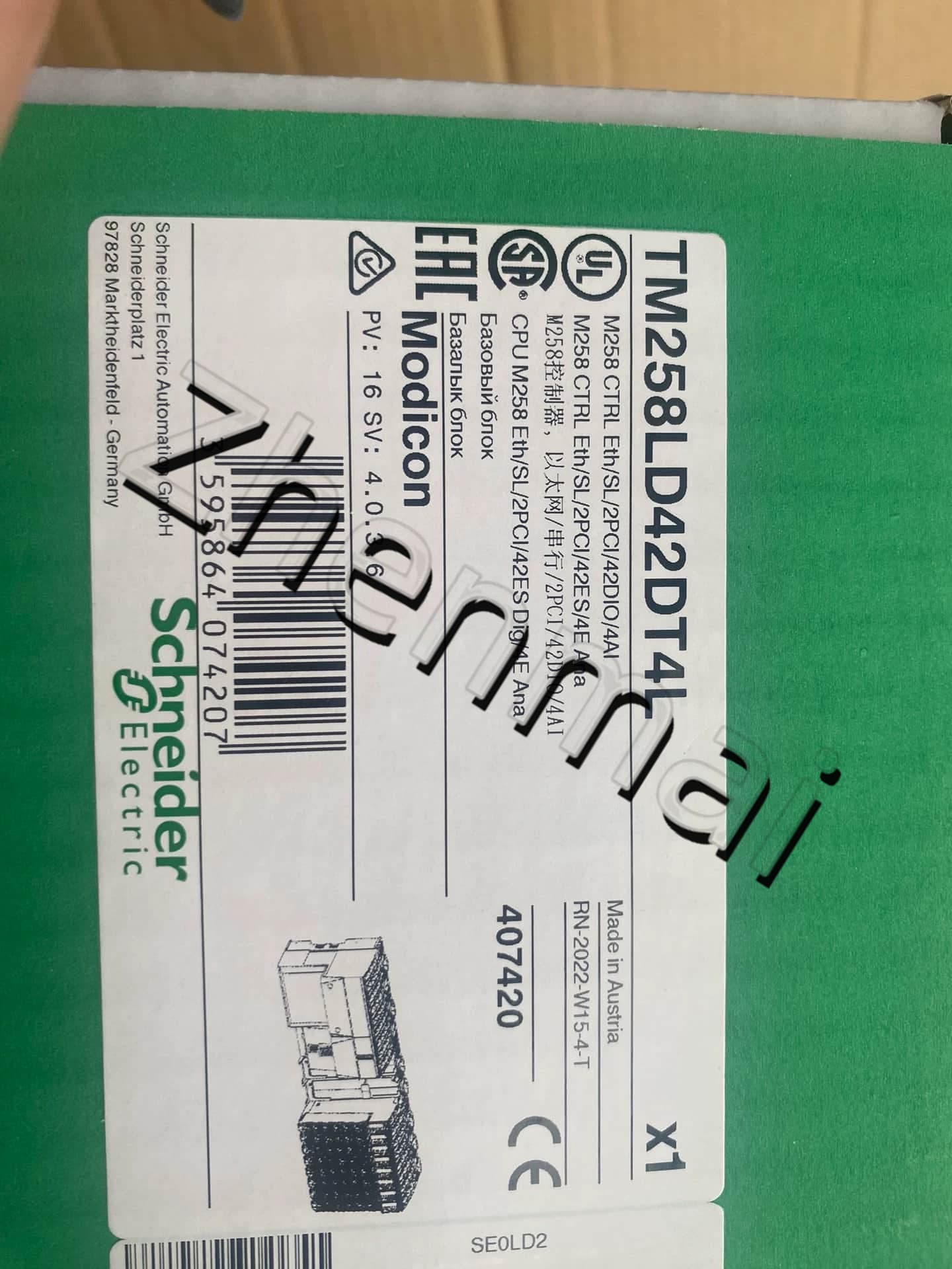 100% brand new, original and genuine Schneider TM258LD42DT4L Frequency converters, circuit breakers, contactors, protective devices