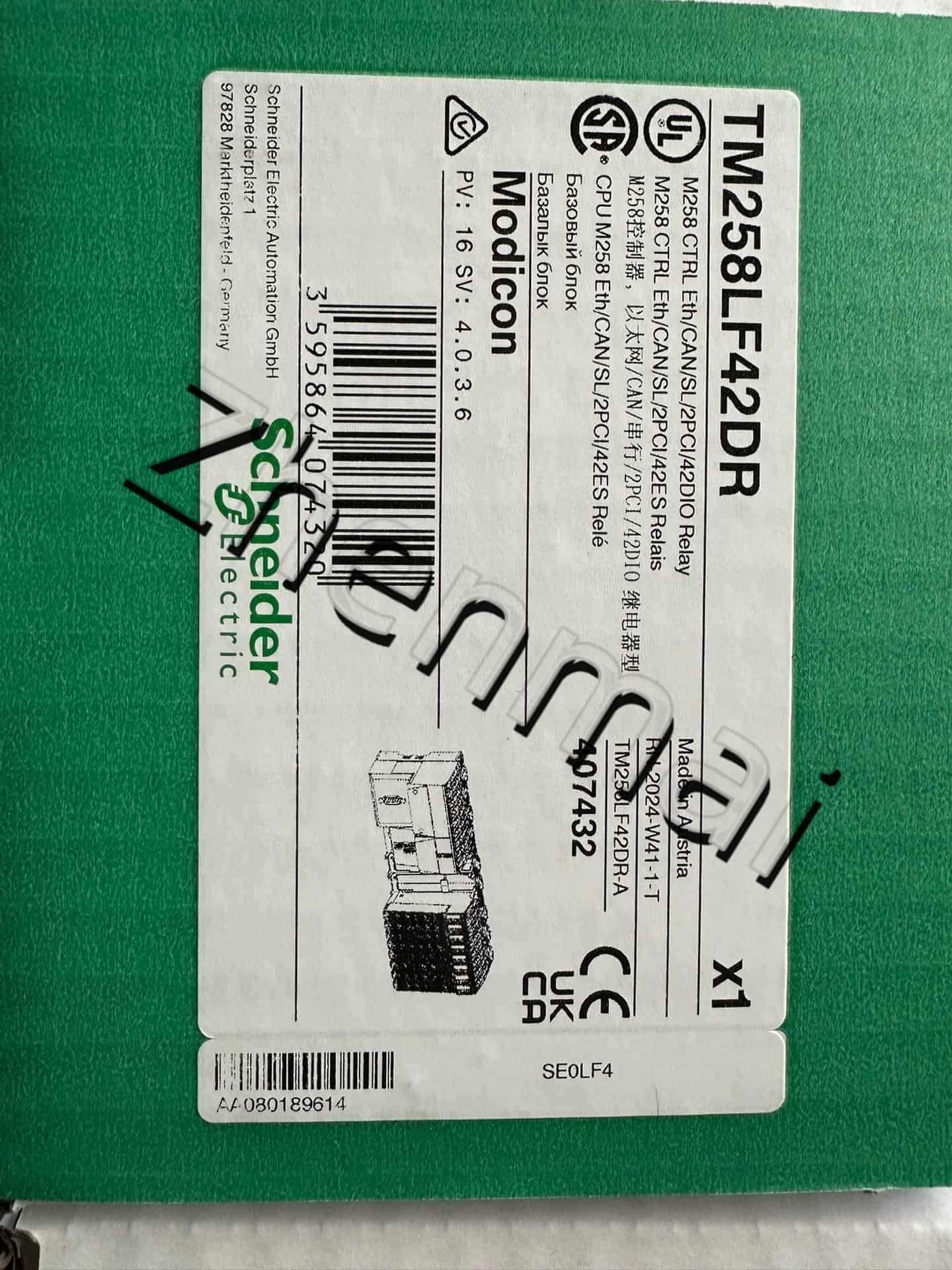100% brand new, original and genuine Schneider TM258LF42DR Frequency converters, circuit breakers, contactors, protective devices