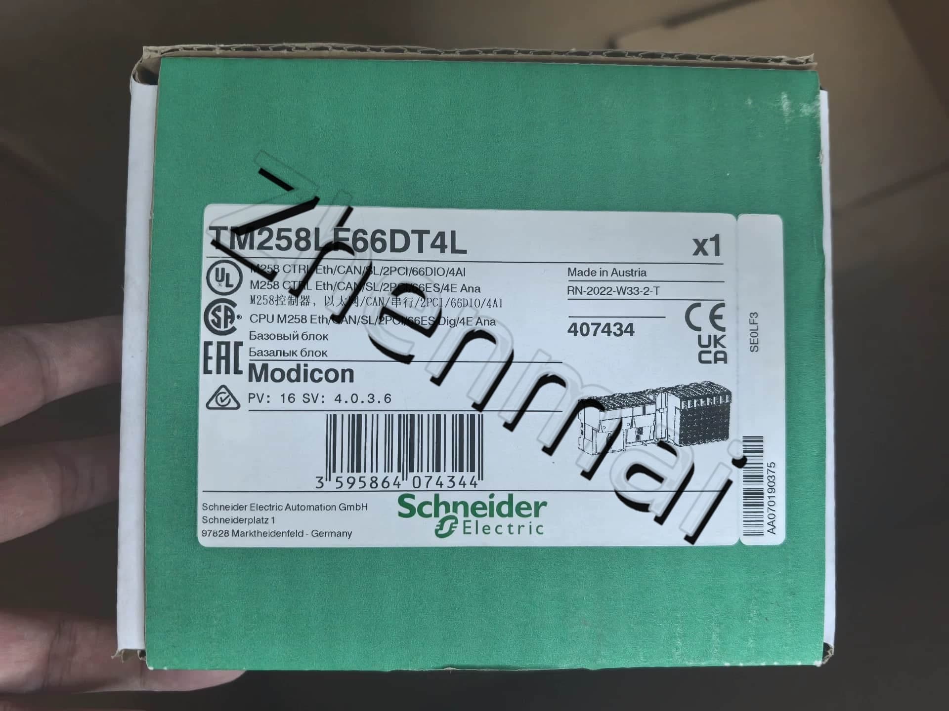 100% brand new, original and genuine Schneider TM258LF66DT4L Frequency converters, circuit breakers, contactors, protective devices