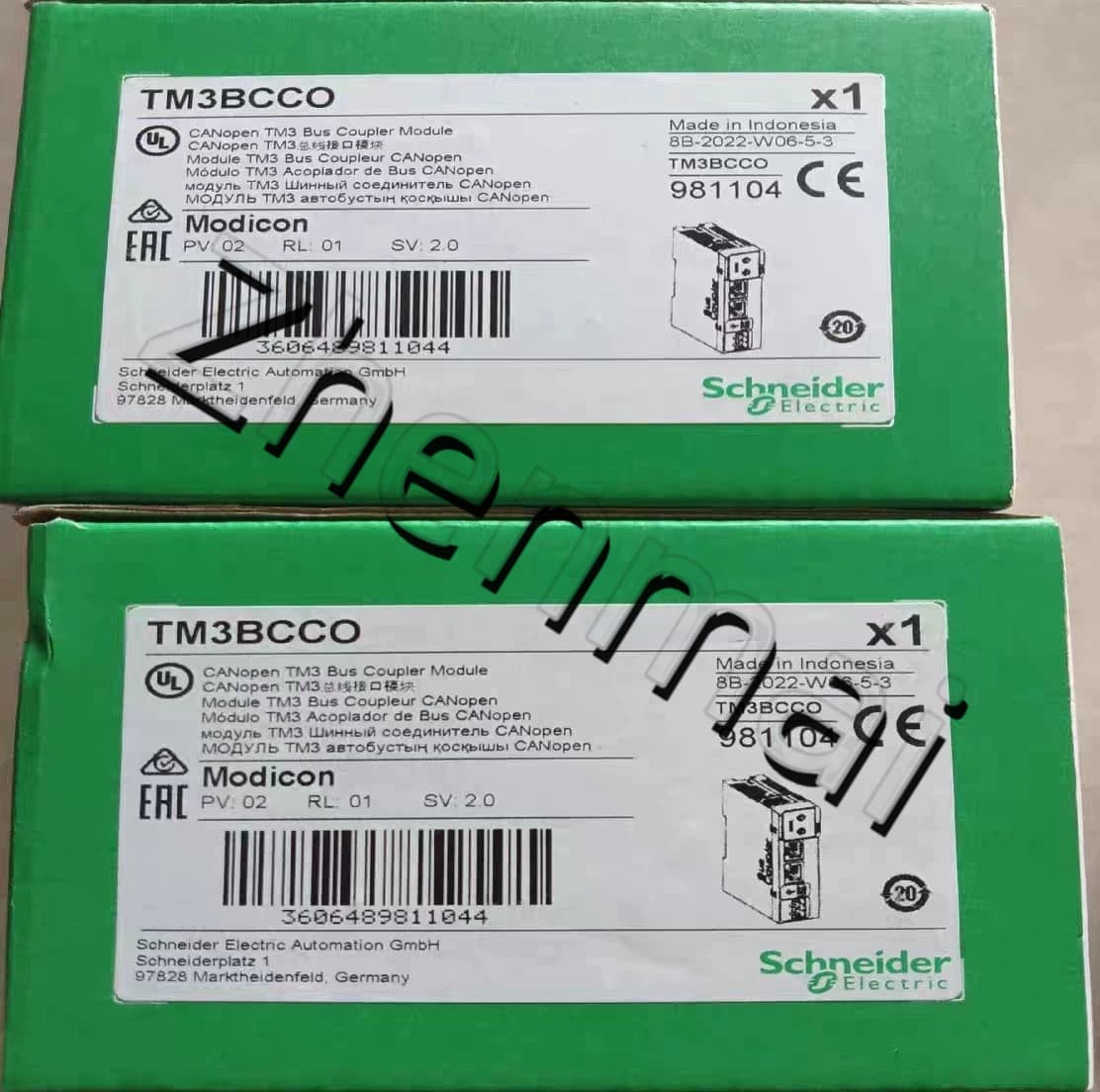 100% brand new, original and genuine Schneider TM3BCCO Frequency converters, circuit breakers, contactors, protective devices