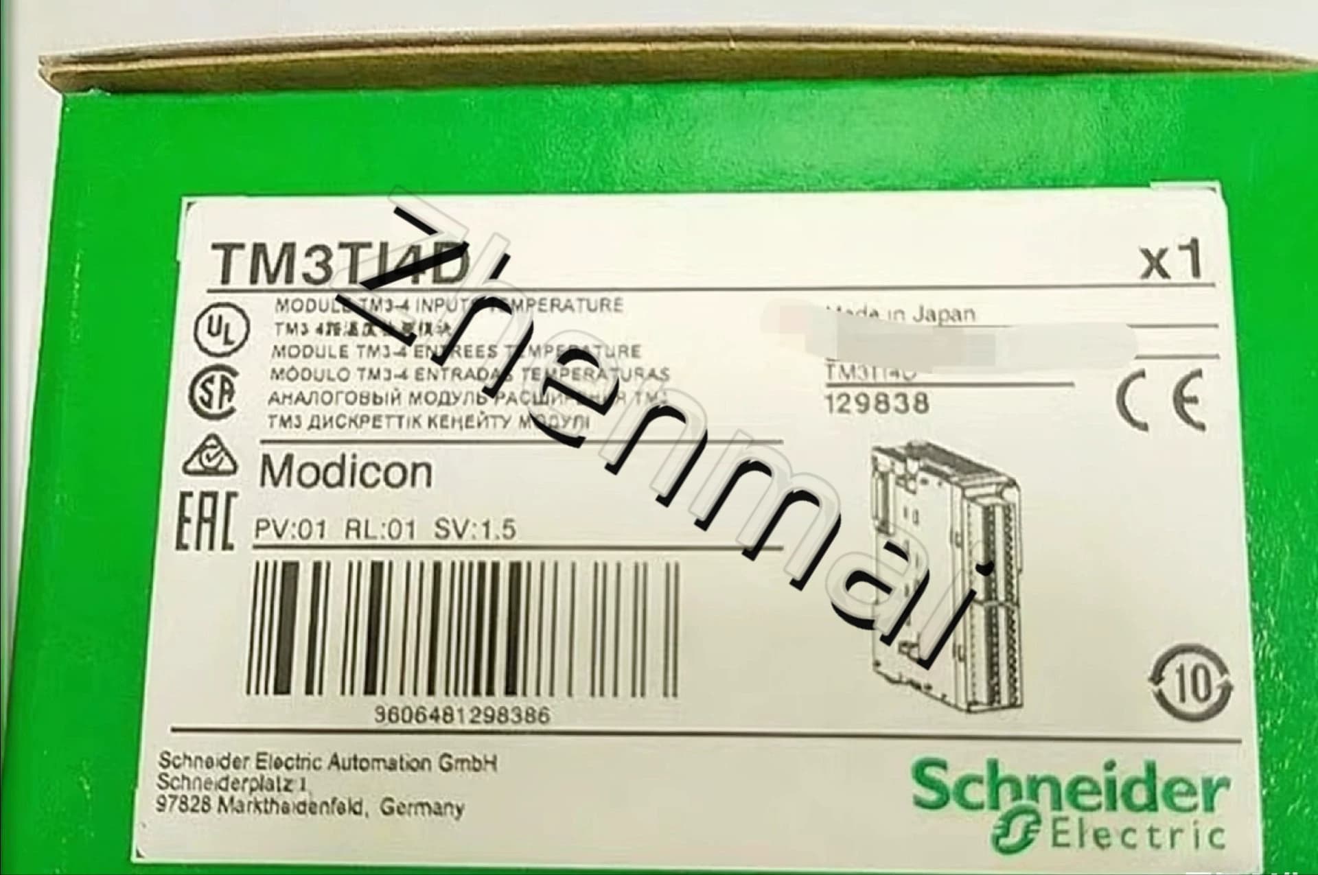 100% brand new, original and genuine Schneider TM3TI4D Frequency converters, circuit breakers, contactors, protective devices