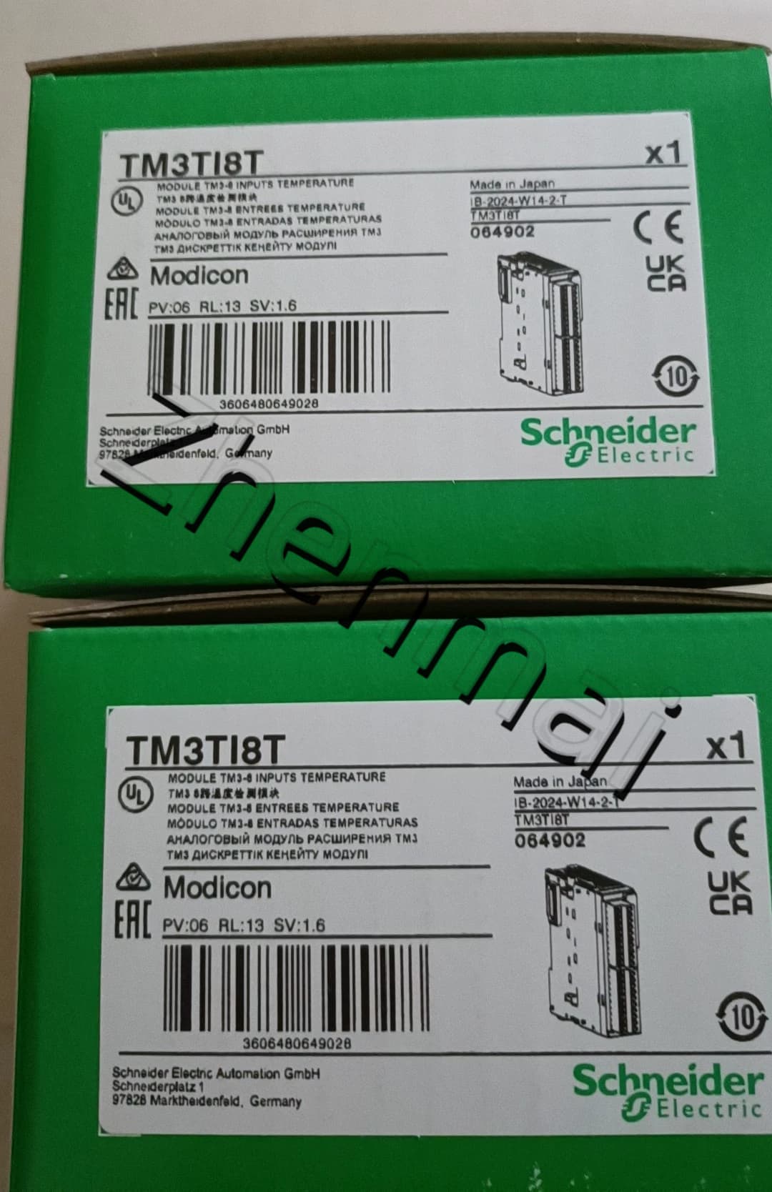 100% brand new, original and genuine Schneider TM3TI8T Frequency converters, circuit breakers, contactors, protective devices