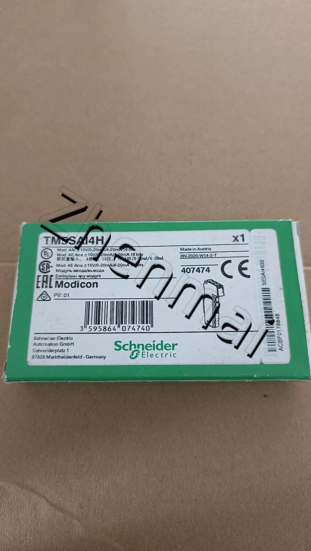 100% brand new, original and genuine Schneider TM5SAI4H Frequency converters, circuit breakers, contactors, protective devices