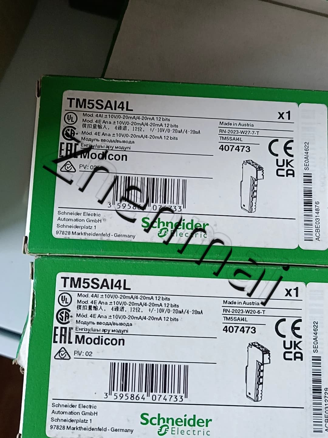 100% brand new, original and genuine Schneider TM5SAI4L Frequency converters, circuit breakers, contactors, protective devices