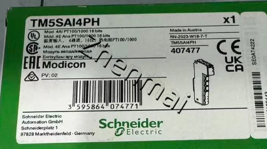 100% brand new, original and genuine Schneider TM5SAI4PH Frequency converters, circuit breakers, contactors, protective devices
