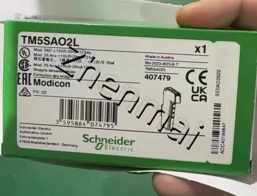 100% brand new, original and genuine Schneider TM5SAO2L Frequency converters, circuit breakers, contactors, protective devices