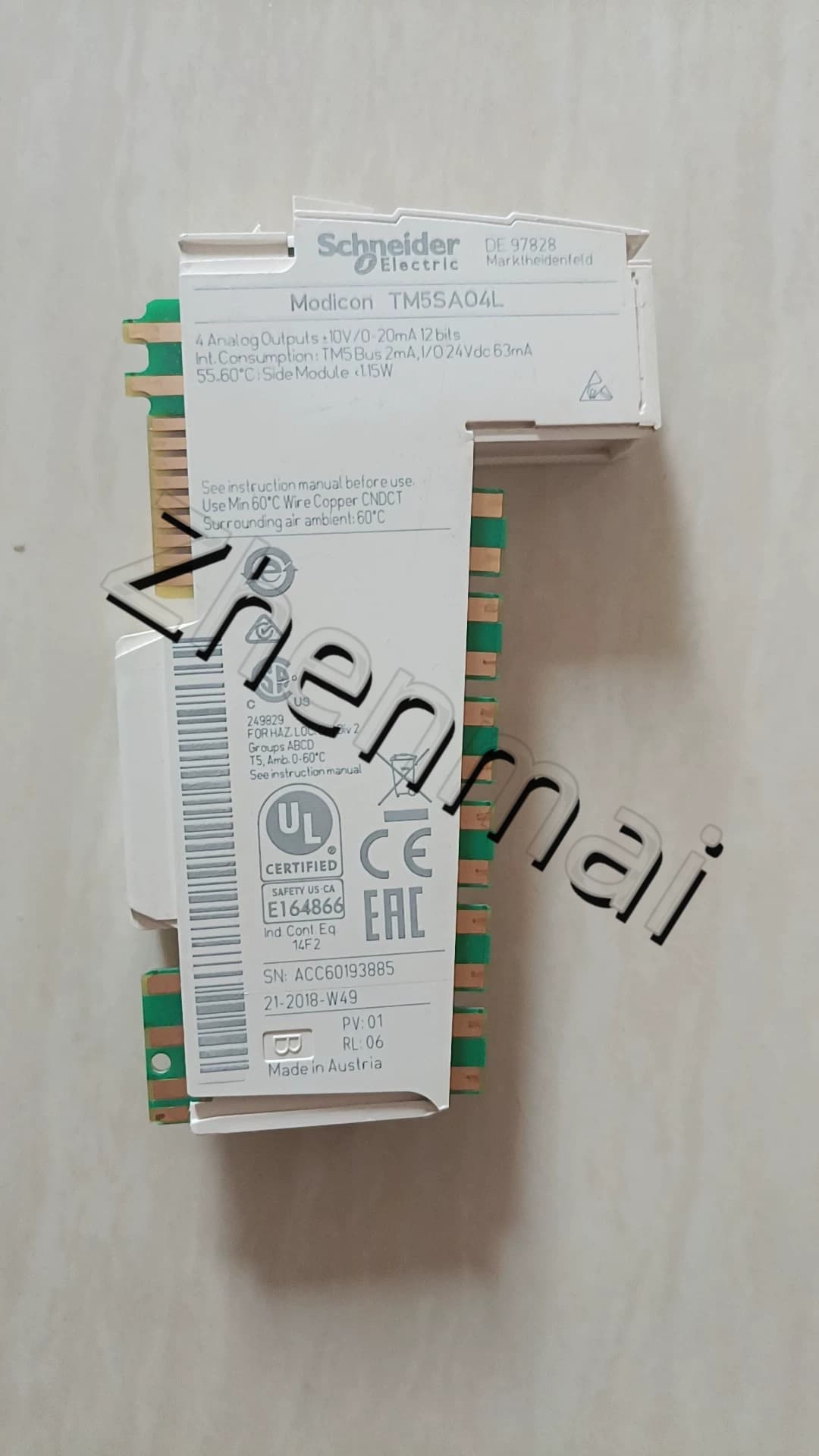 100% brand new, original and genuine Schneider TM5SAO4L Frequency converters, circuit breakers, contactors, protective devices