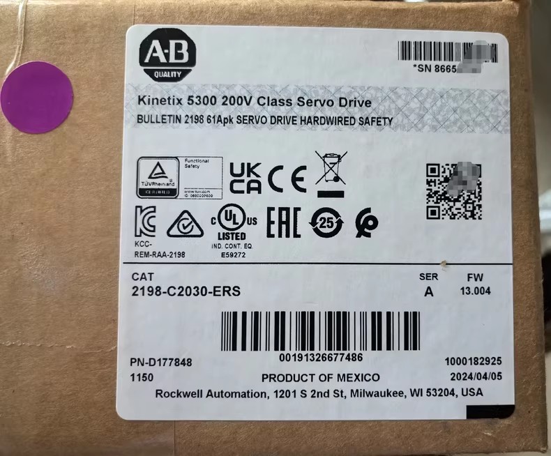2198-C2030-ERS Kinetix 5300 Servo Drive, brand new and genuine Fast delivery