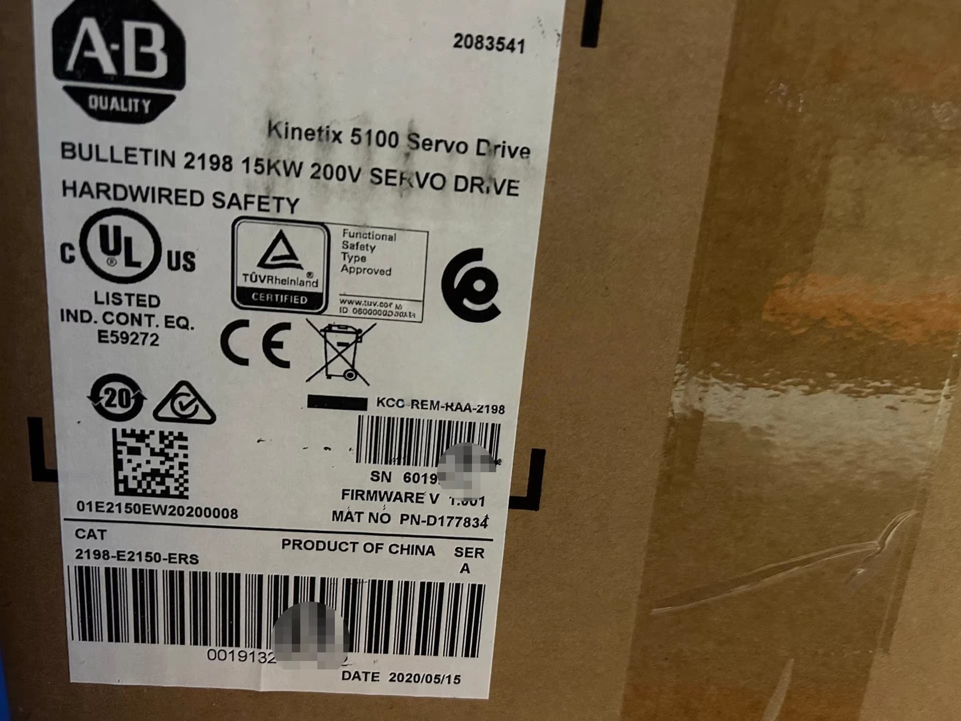 2198-E2150-ERS Kinetix 5100 servo, brand new and genuine