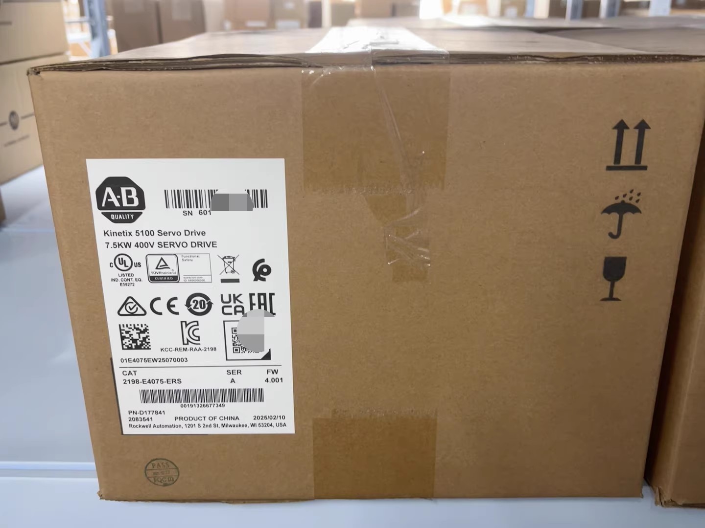 2198-E4075-ERS Kinetix 5100 servo, brand new and genuine