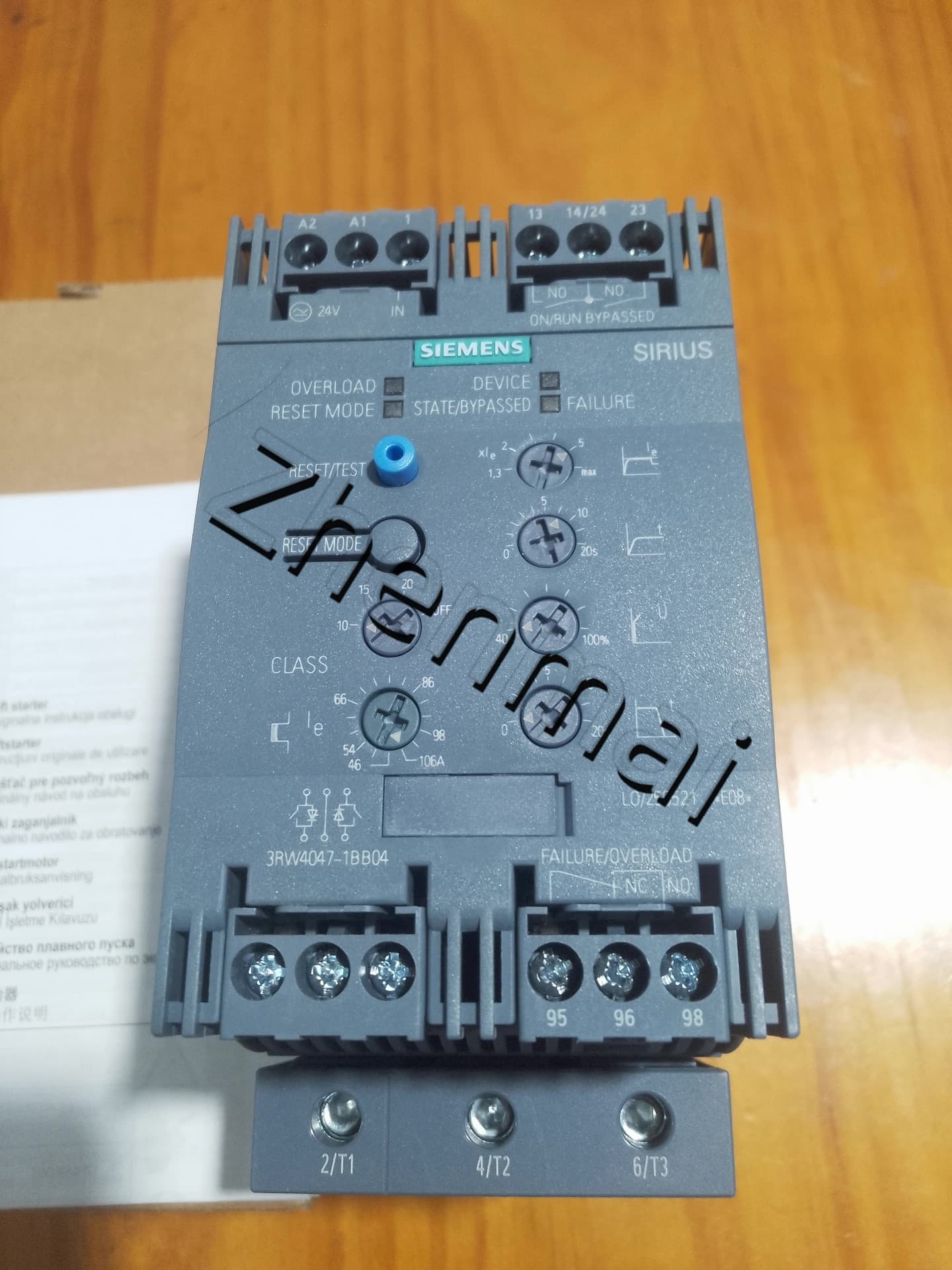Brand-new, genuine, factory-direct Siemens 3RW4047-1BB04 Soft Starter SIRIUS SOFT STARTER