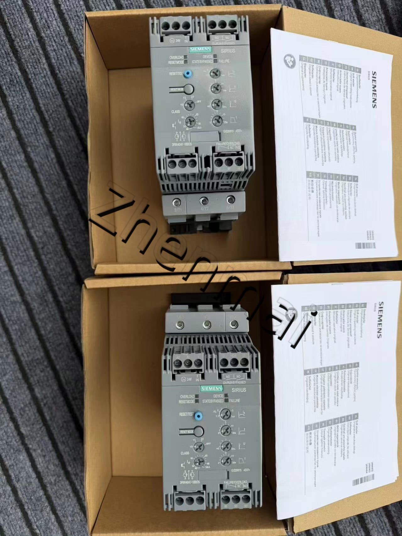 Brand-new, genuine, factory-direct Siemens 3RW4047-1BB05 Soft Starter SIRIUS SOFT STARTER
