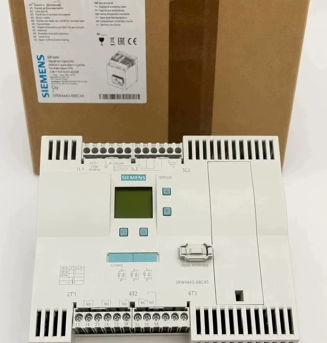 Brand-new, genuine, factory-direct Siemens 3RW4074-2BB44 Soft Starter SIRIUS SOFT STARTER