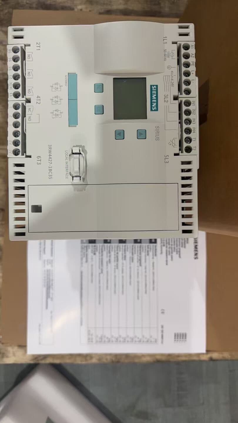 Brand-new, genuine, factory-direct Siemens 3RW4434-6BC44 Soft Starter SIRIUS SOFT STARTER