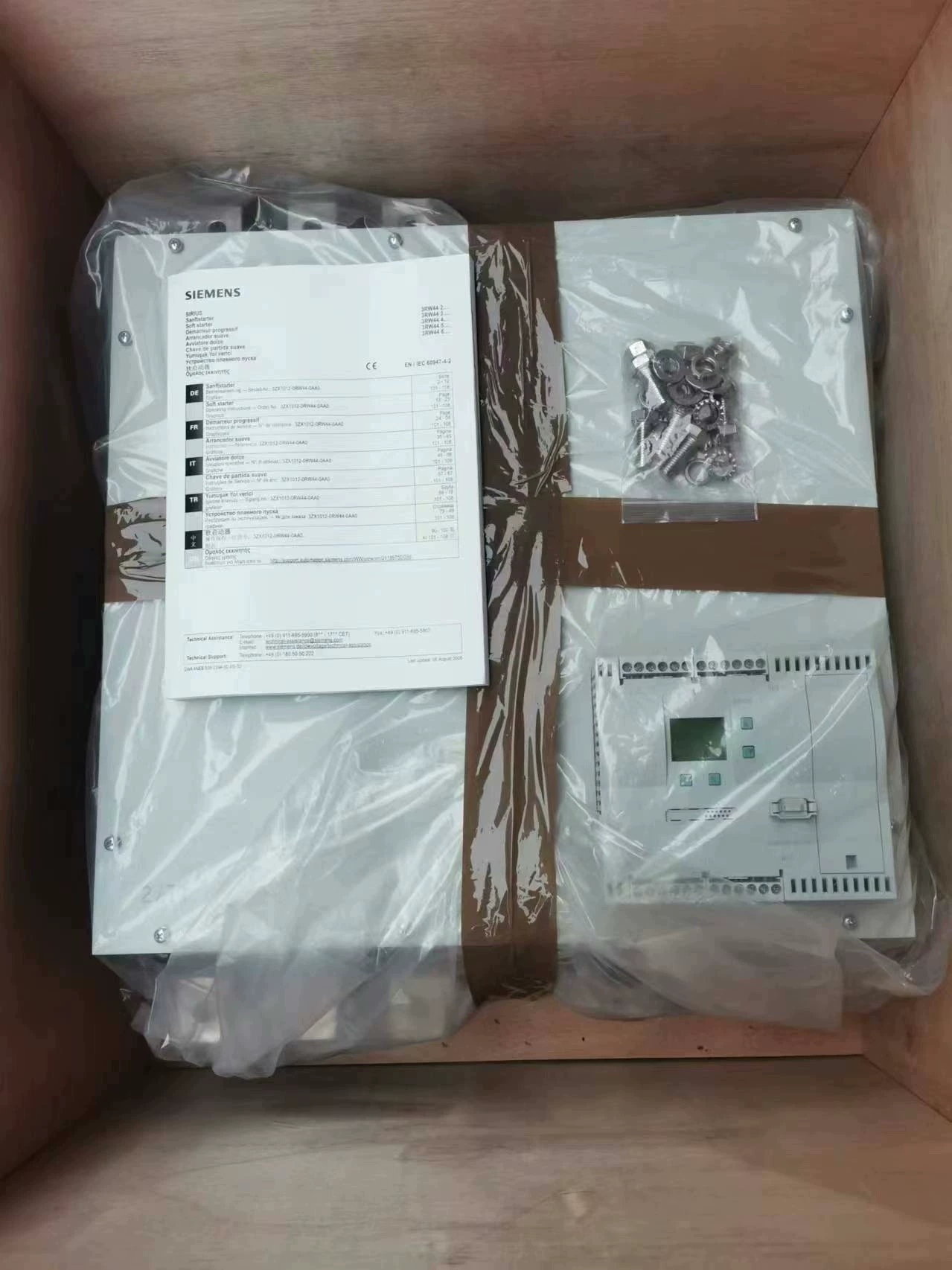 Brand-new, genuine, factory-direct Siemens 3RW4466-2BC46 Soft Starter SIRIUS SOFT STARTER
