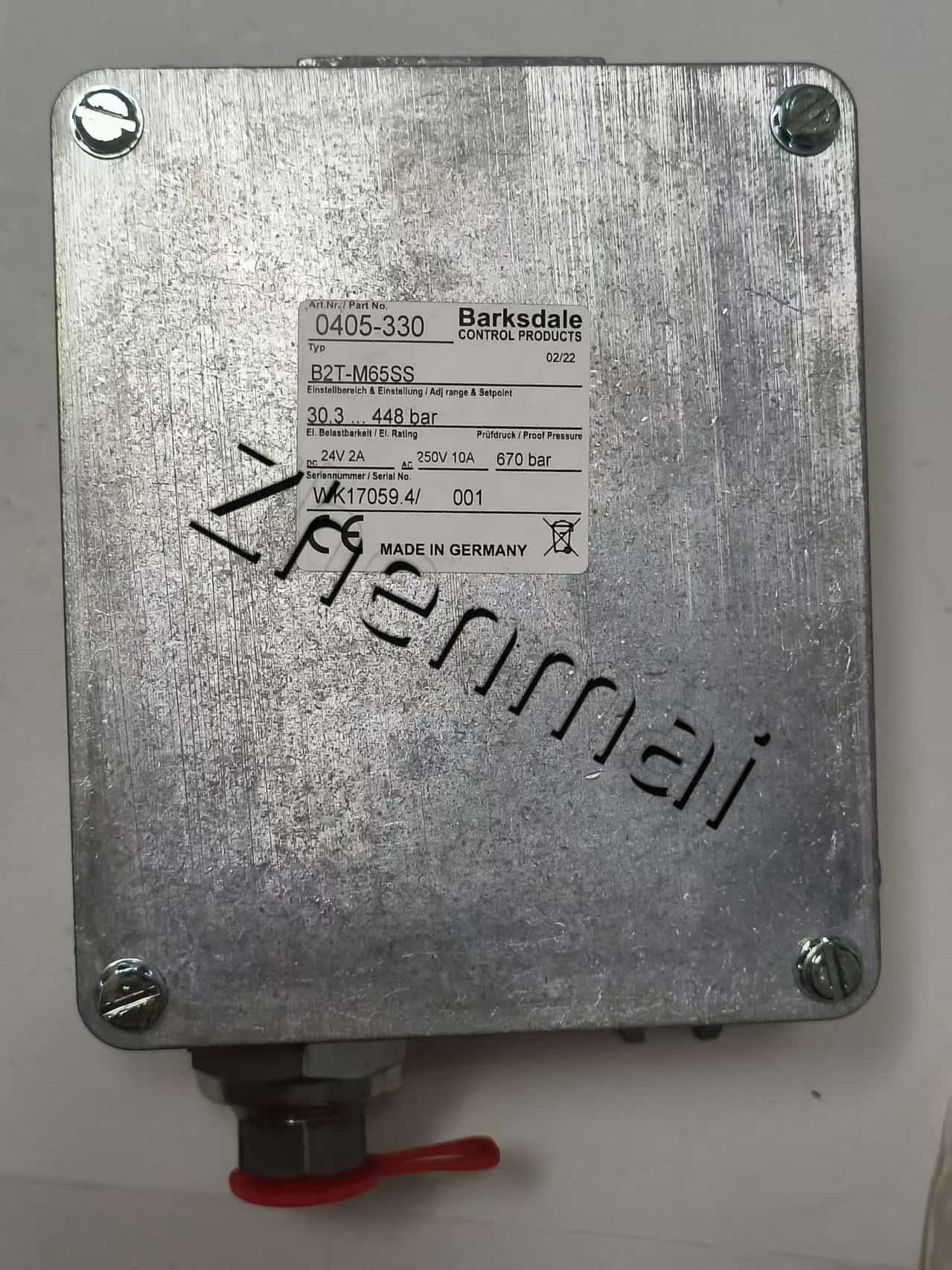 Brand New Original Barksdale 0405-330  B2T-M65SS Pressure sensor Level switch Flow switch Pressure switch Fast Shipping