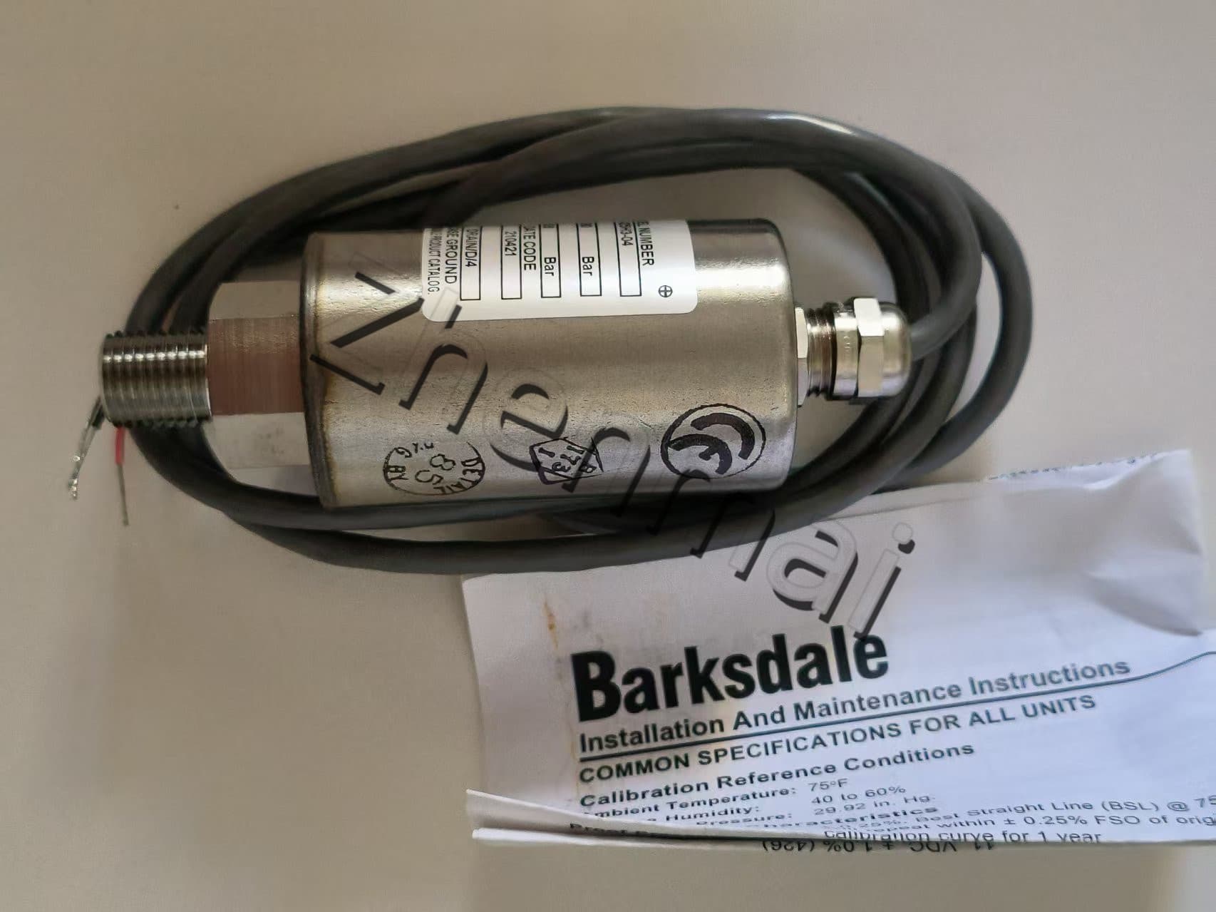 Brand New Original Barksdale 425H3-04 Pressure sensor Level switch Flow switch Pressure switch Fast Shipping