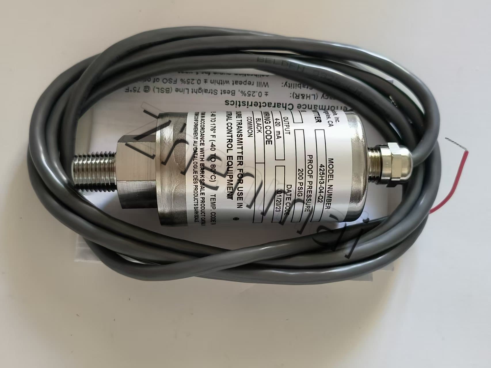 Brand New Original Barksdale 425H3-04-Q2 Pressure sensor Level switch Flow switch Pressure switch Fast Shipping