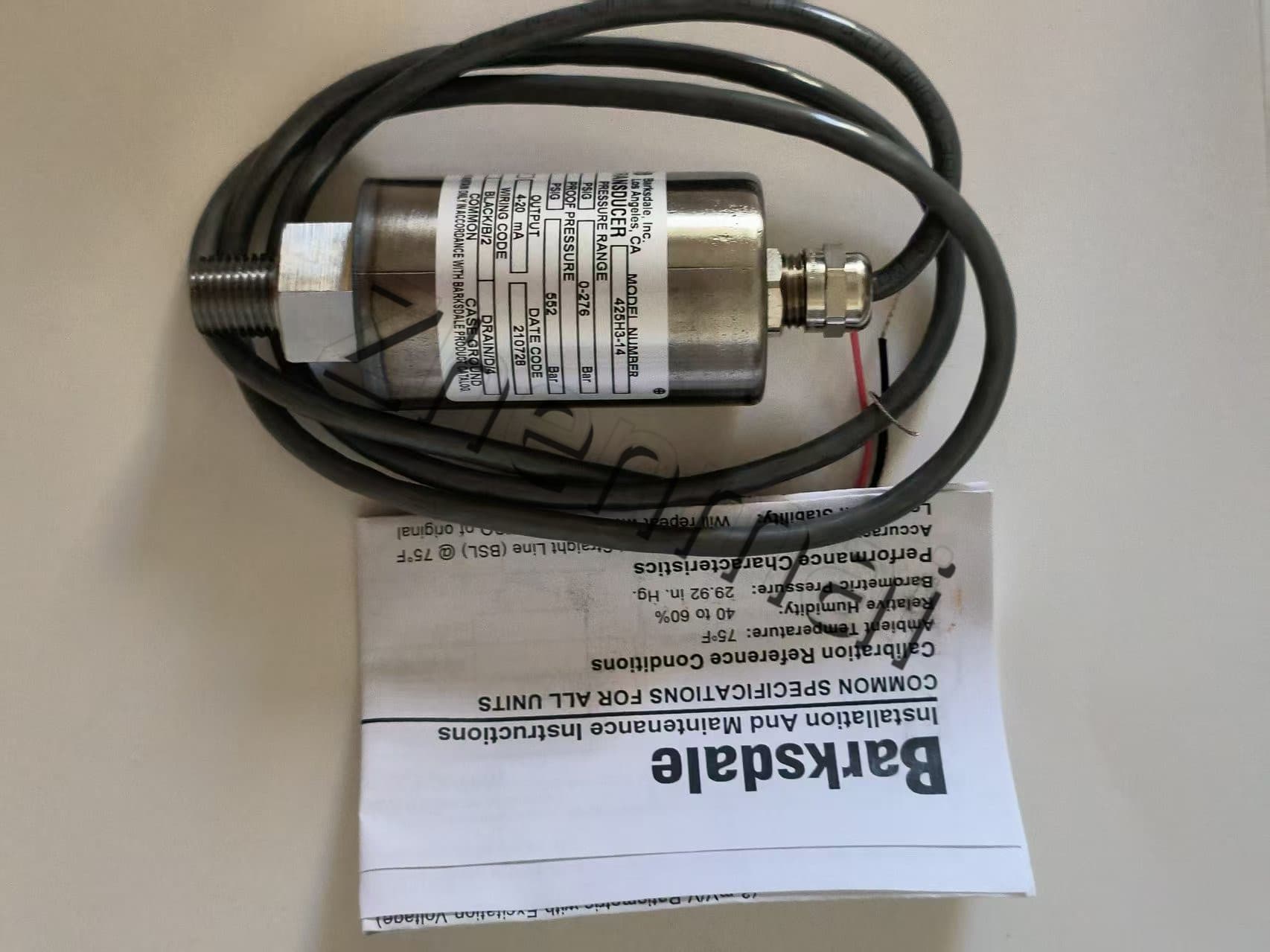 Brand New Original Barksdale 425H3-14 Pressure sensor Level switch Flow switch Pressure switch Fast Shipping