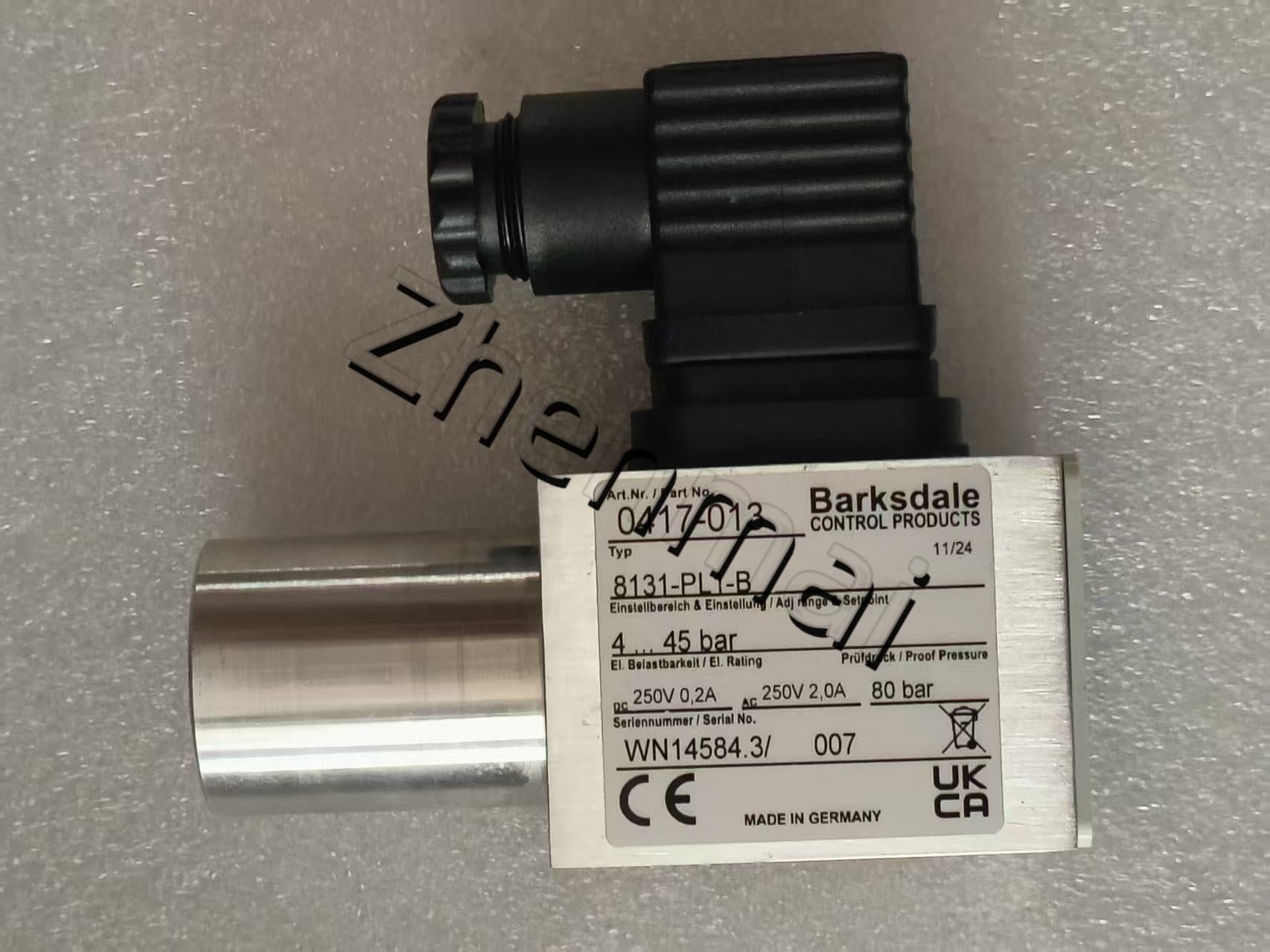 Brand New Original Barksdale 8131-PL1-B 0417-013 Pressure sensor Level switch Flow switch Pressure switch Fast Shipping
