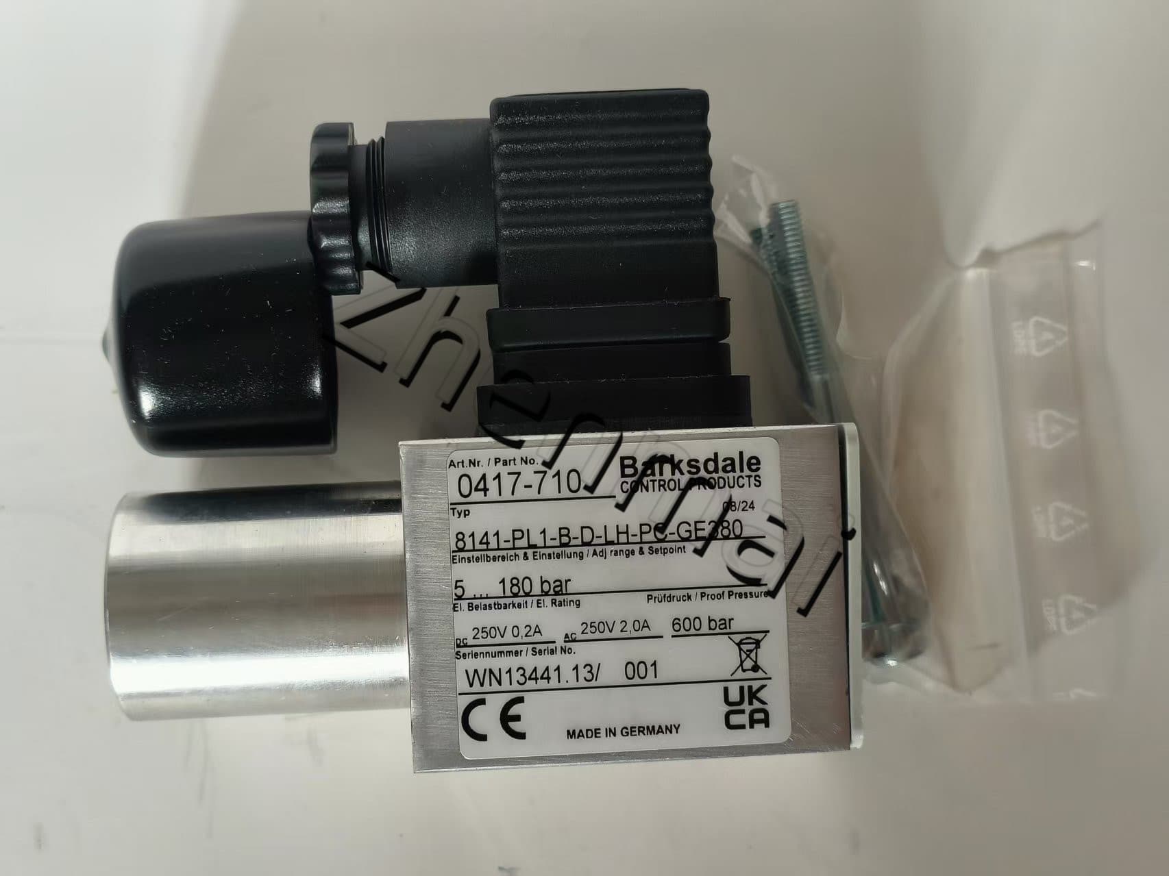 Brand New Original Barksdale 8141-PL1-B-D-LH-PC-GE380 0417-710Pressure sensor Level switch Flow switch Pressure switch Fast Shipping