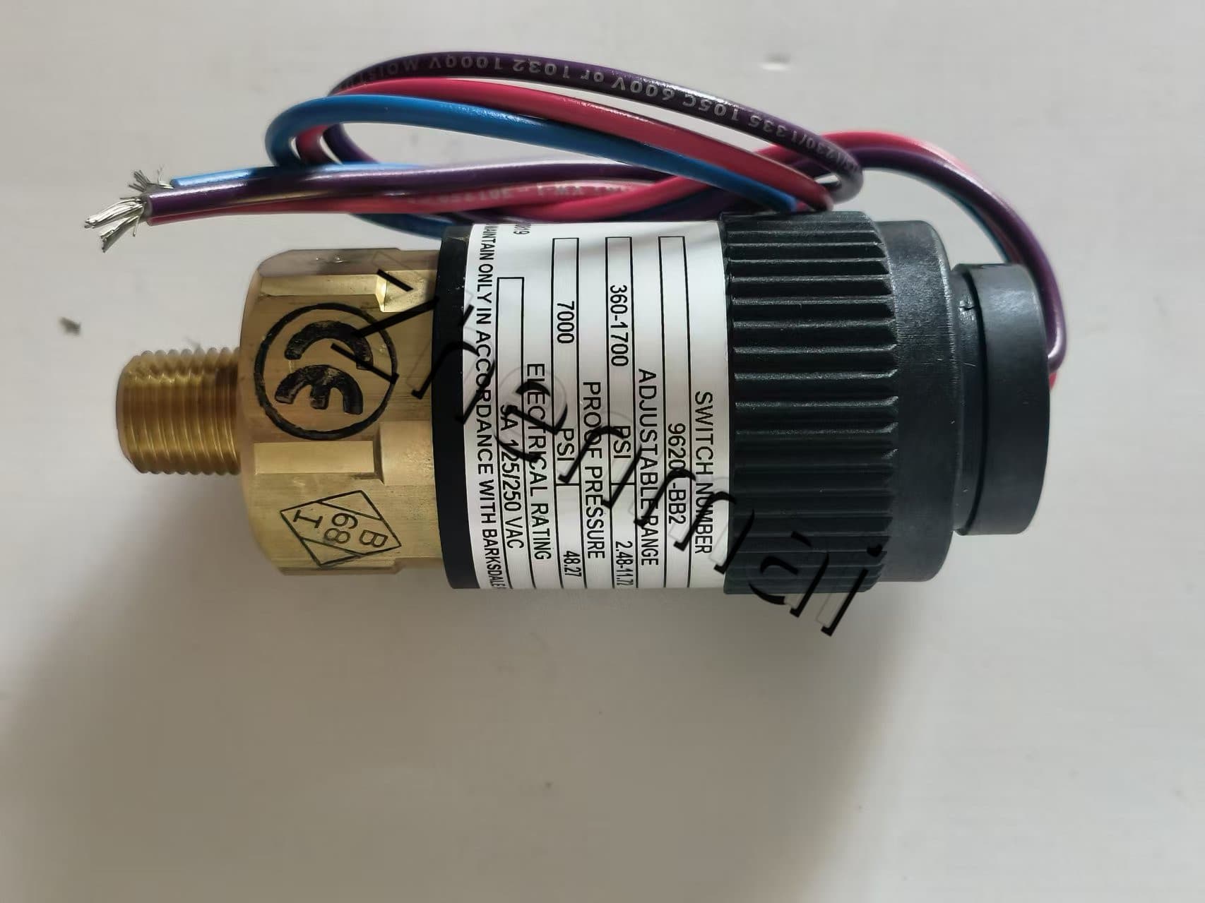 Brand New Original Barksdale 96201-BB2 Pressure sensor Level switch Flow switch Pressure switch Fast Shipping
