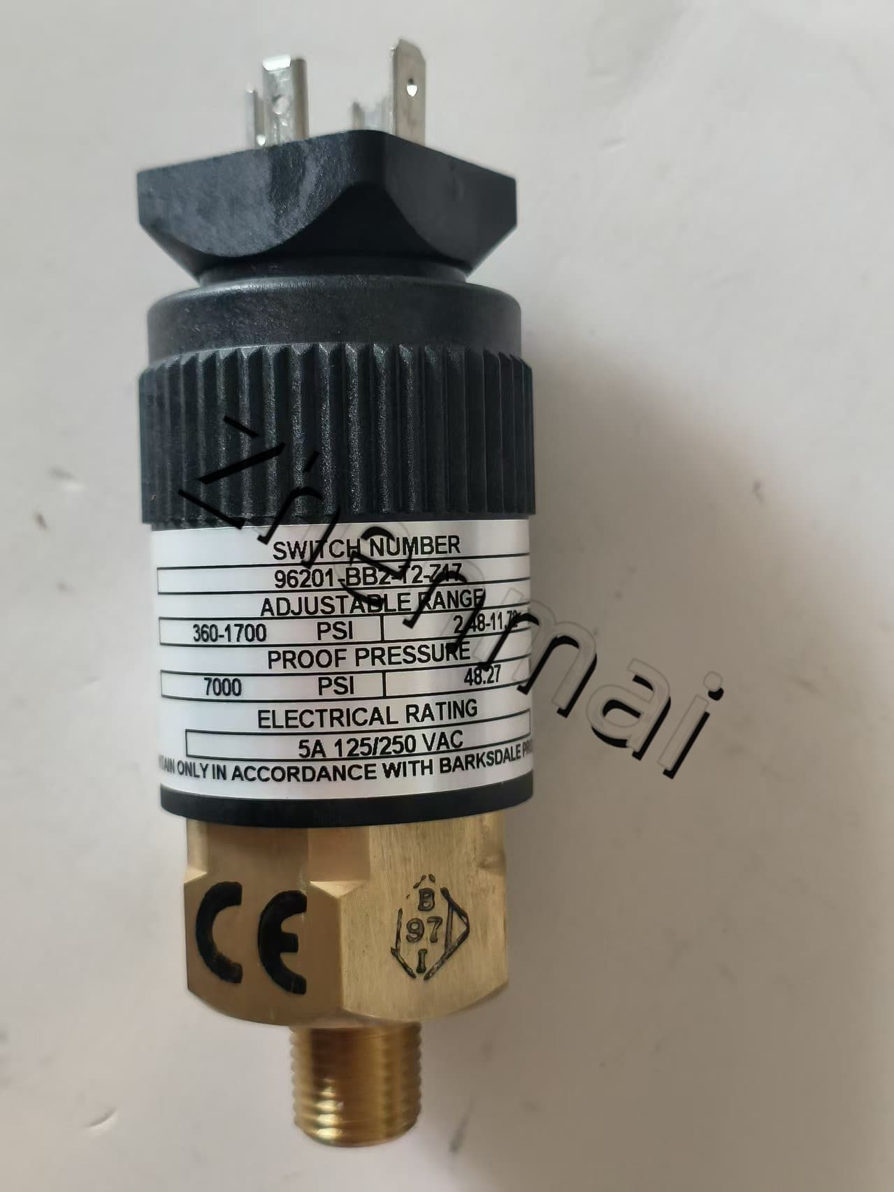 Brand New Original Barksdale 96201-BB2-T2-Z17 Pressure sensor Level switch Flow switch Pressure switch Fast Shipping
