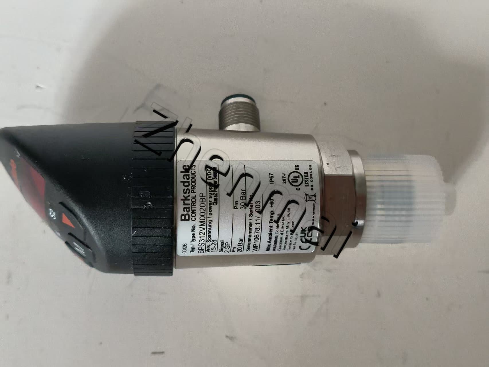 Brand New Original Barksdale BPS312VM0020BP Pressure sensor Level switch Flow switch Pressure switch Fast Shipping