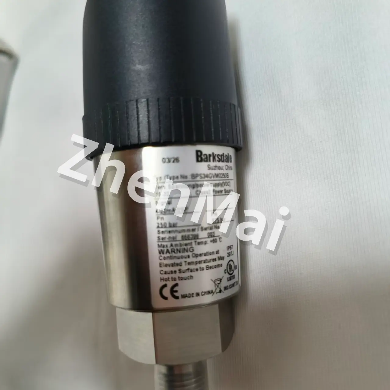 Brand New Original Barksdale BPS34GVM0400B Pressure sensor Level switch Flow switch Pressure switch Fast Shipping