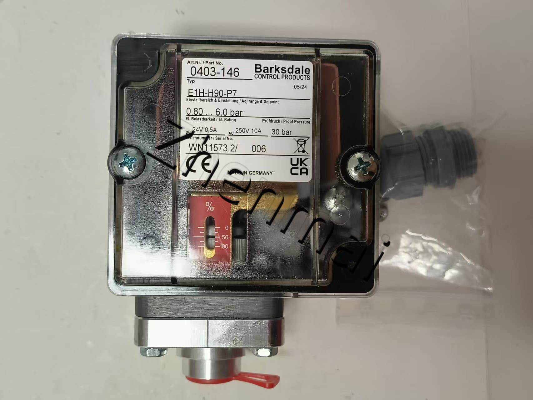Brand New Original Barksdale E1H-H90-P7 0403-146 Pressure sensor Level switch Flow switch Pressure switch Fast Shipping