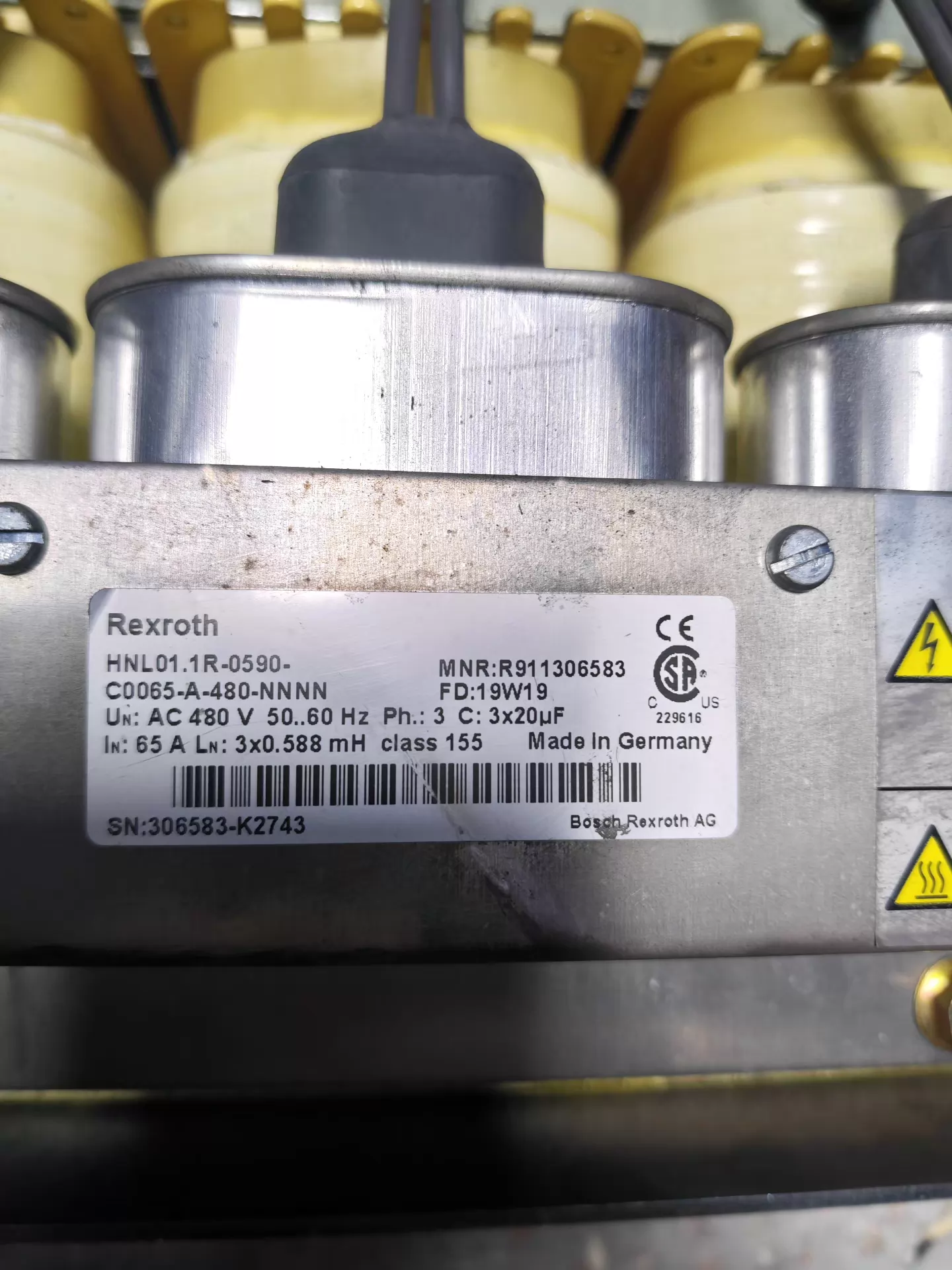 Brand New Original Bosch Rexroth Servo drive HNL01.1R-0590-C0065-A-480-NNNN Servo Motor Fast Shipping