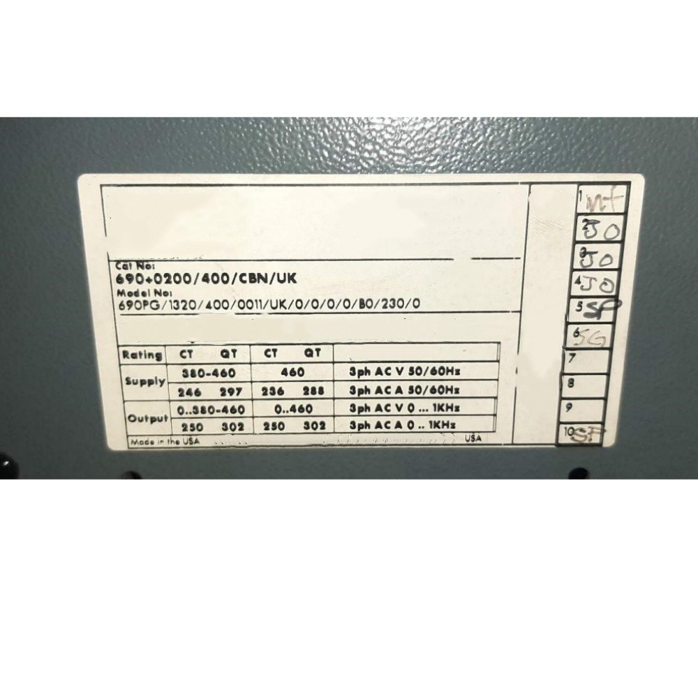 Brand New Original Parker 690PG/1320/400/0011/UK/0/0/0/0/B0/230/0 Servo drives variable frequency drives servo motors controllers Fast Shipping