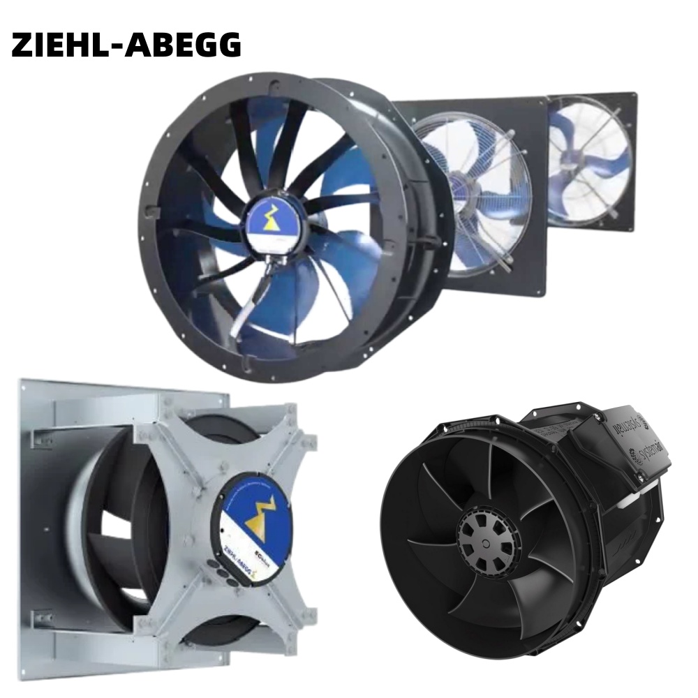 Brand-New ZIEHL-ABEGG GR40I-ZID.DG.CR Centrifugal Fan Compact Axial Fan Fast Shipping